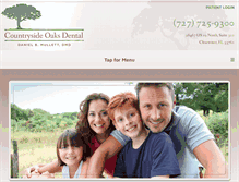 Tablet Screenshot of countrysideoaksdental.com
